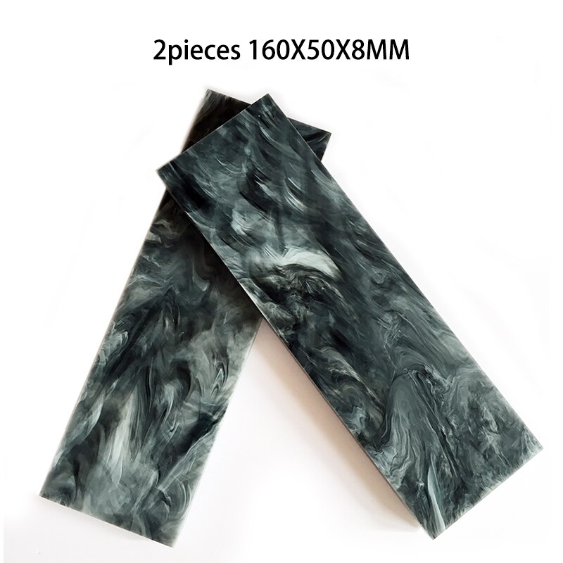 2 stück Messer Griff, Der Material Marmorierung PMMA Acryl Vorlage Bord für DIY Messer Griff Material Handwerk Liefert