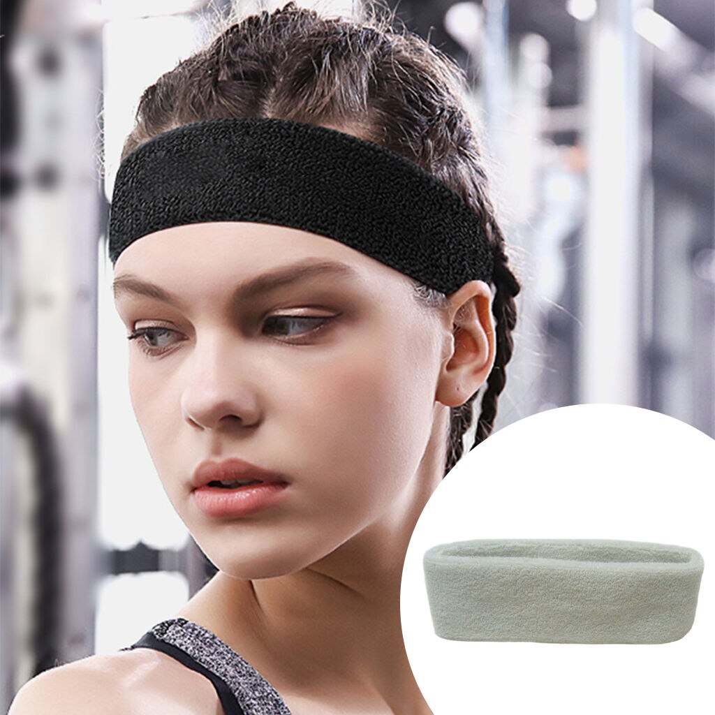 Bandas de sudor, toalla deportiva, diadema fina elástica para lavado, baño y salón