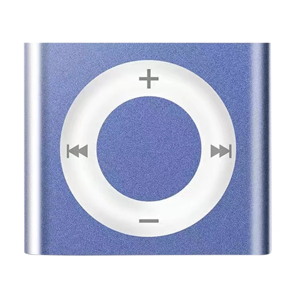 Mini-MP3-Player, Metall-Clip-on-Sportmusik-Player, 64 G-Erweiterung, 180 mAh, eingebauter Lautsprecher, Touch-Tone mit Kopfhörer für Studenten: WHITE
