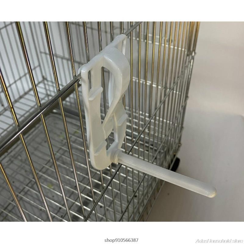 Soporte de comida de pájaros para mascotas, Clip para alimentación de loros, frutas y verduras, dispositivo alimentador de jibión, Pin, abrazadera, accesorios para jaulas de pájaros,