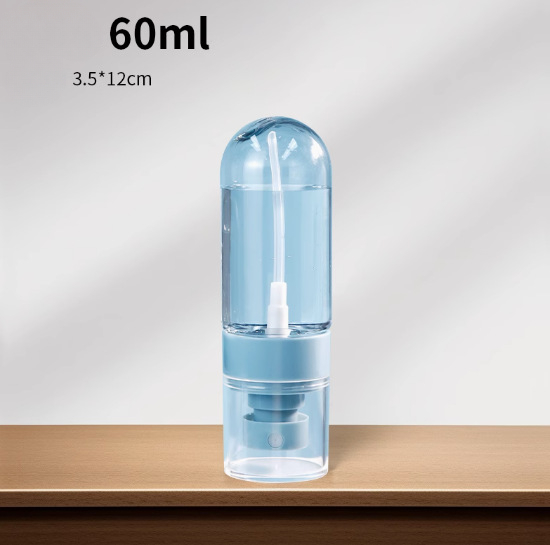 4 Stuks 30 Ml 60 Ml 80 Ml 100 Ml Draagbare Hervulbare Fijne Mist Spray Fles Lege Cosmetische Containers spray Verstuiver Mini Reizen Fles: Licht Groen