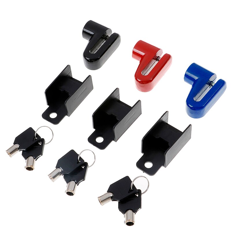 1 Pcs Anti Theft Disk Disc Brake Rotor Lock For Scooter Bike Safety Lock For Outdoor Motorcycle Bicycle Cycling Accessories