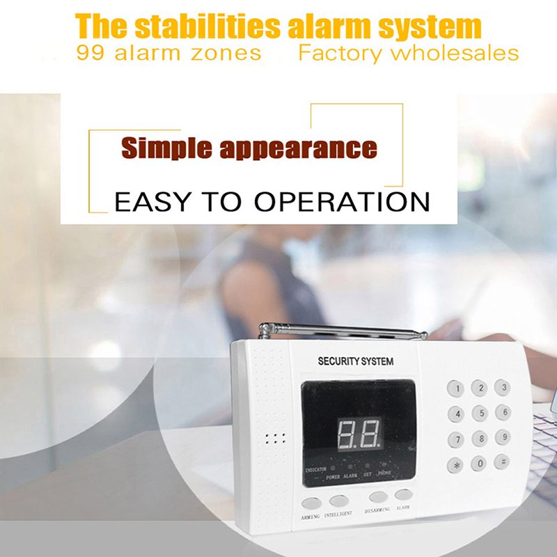 Wireless Home Security System Auto Dial PSTN Telephone Line Burglar Set WIFI 433MHz GSM Alarm System Remote Control Sensor Kit