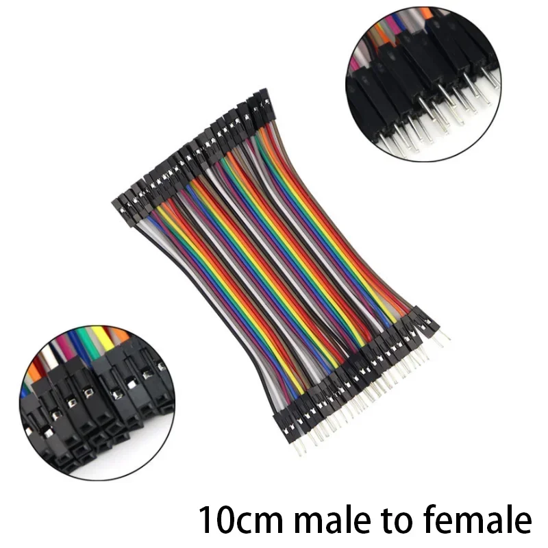 40-120PCS Jumper Wire DuPont Line DuPont Cable Connection male to male+female to female and male to female for Arduino DIY KIT: Khaki