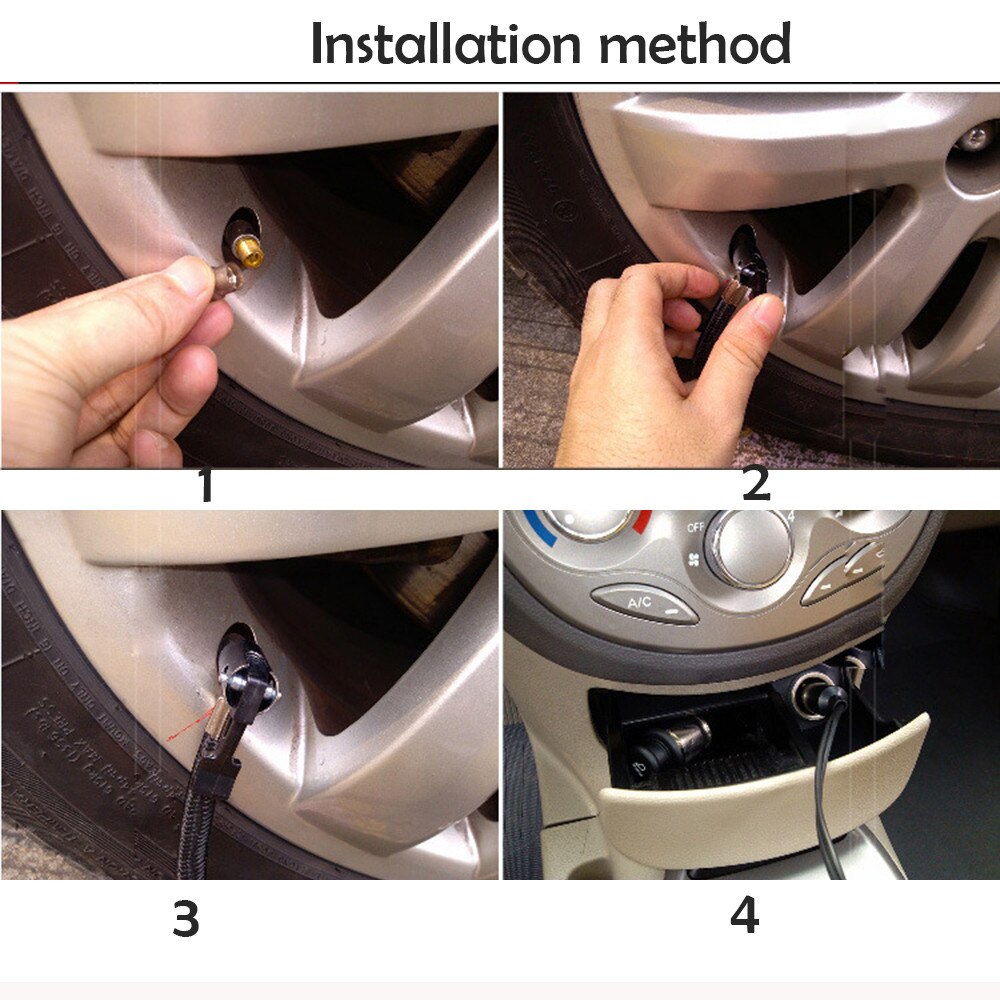 300PSI C300 12V Mini Air Compressor Auto Car Electric Tire Air Inflator Pump 300PSI C300 12V Mini Air Compressor Auto Car CA