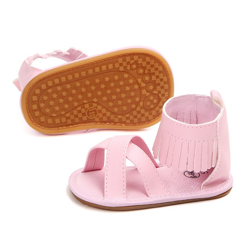 Baby Girl Sandals Newborn PU Tassel Sandals Newborn Baby Girl Shoes Cute Child Sandals For Baby Girls