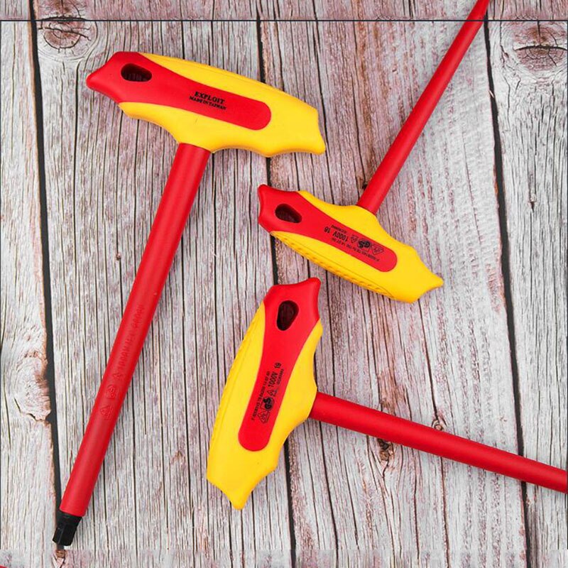 1000V insulated t-type L-type allen wrench screwdriver electrician repair tool