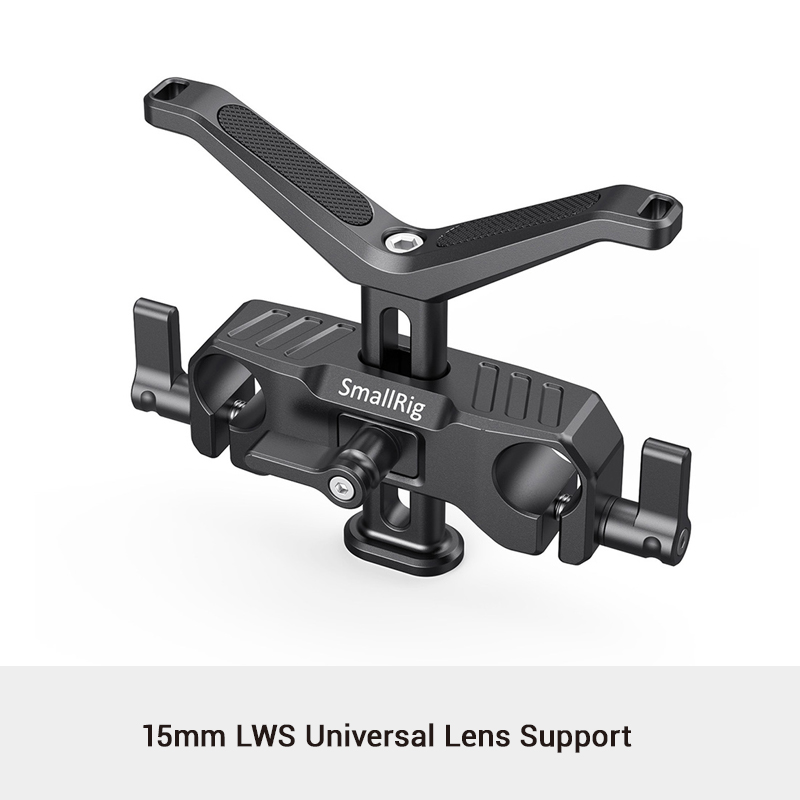 SmallRig Universal- 15mm LWS Objektiv Unterstützung für Kamera Lange Objektiv Unterstützung Höhe Einstellbare DSLR Kamera Anlage Objektiv Adapter 2680: Linse Unterstützung 1