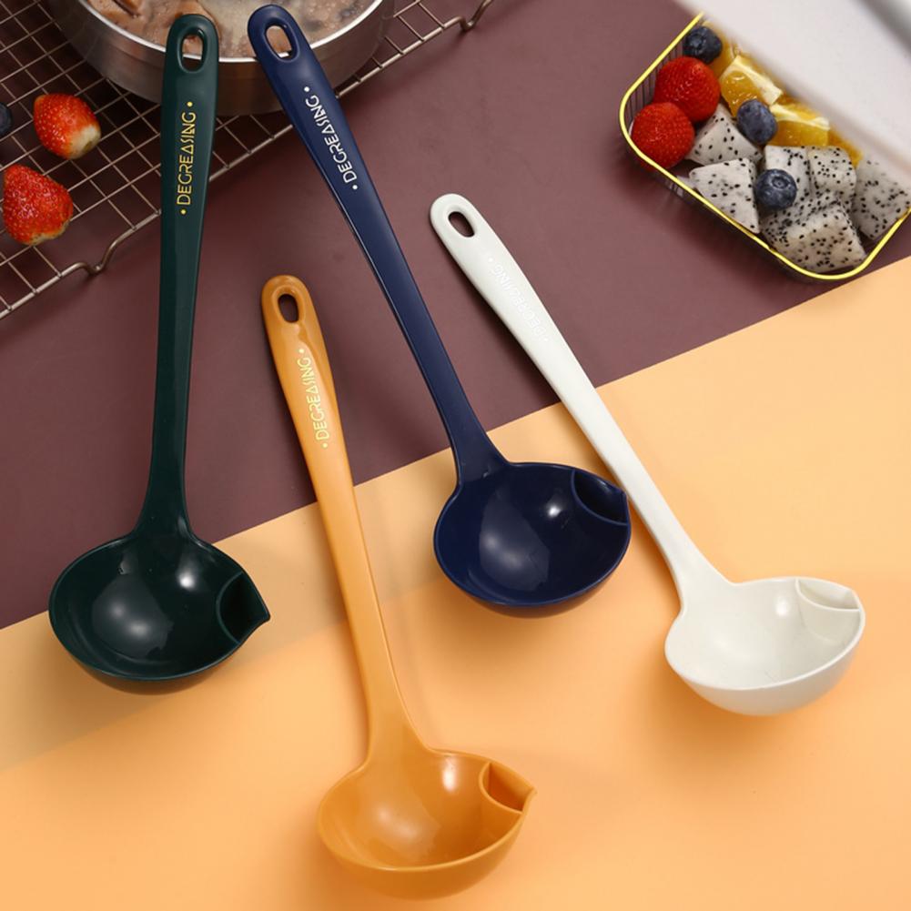 Good Multipurpose Lightweight Food Fat Separator Skimmer Spoon Grease Strainer Oil Separator Spoon Soup Spoon