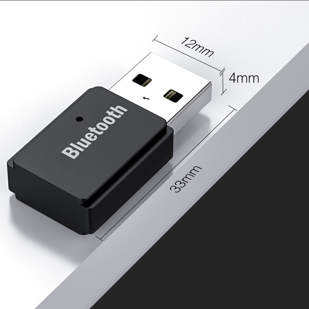 USB Bluetooth 5.0 transmetteur Audio pour ordinateur sans fil adaptateur de musique adaptateur de prise Audio prise de fréquence Audio