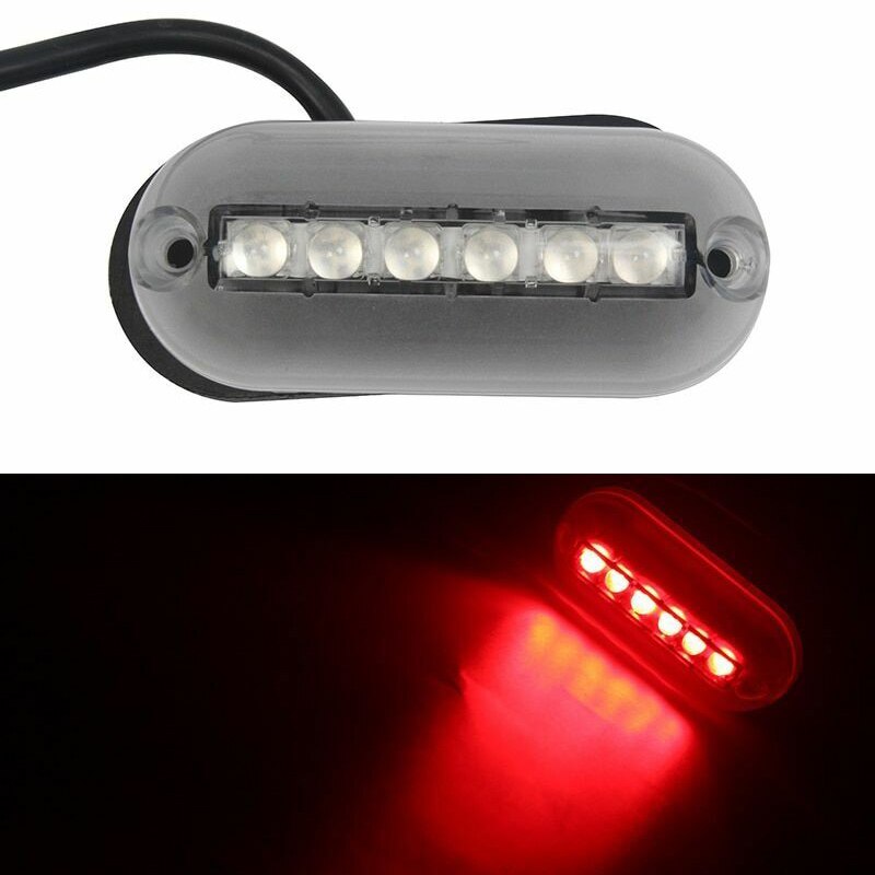 Underwater Light Fishing Marine Boat Night Landscape Lighting 6 LED Waterproof 12V TB