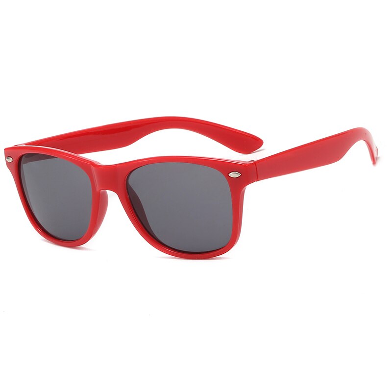 Metal Black plastic Kids Sunglasses Brand little girl/boy Baby Child Glasses goggles Small face Suit For 2~6 age: red