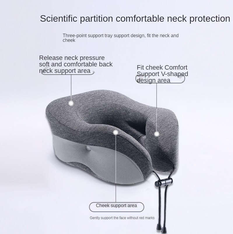 U Shaped Breathable Travel Pillow Portable Neck Car Plane s Stretcher Ring Bearer