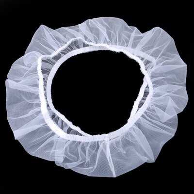 Fågelburar nylon skal kjolöverdrag enkel rengöring nät utsäde fångare skydd fågelbur nät fågel tillbehör kanariefågelbur överdrag: Vit / L