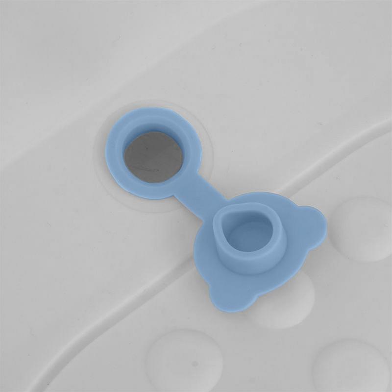 2 Stuks Siliconen Bad Stopper Lekvrije Afvoer Cover Gootsteen Haar Stopper Bad Platte Plug Stopper Bad Stopper voor Badkamer