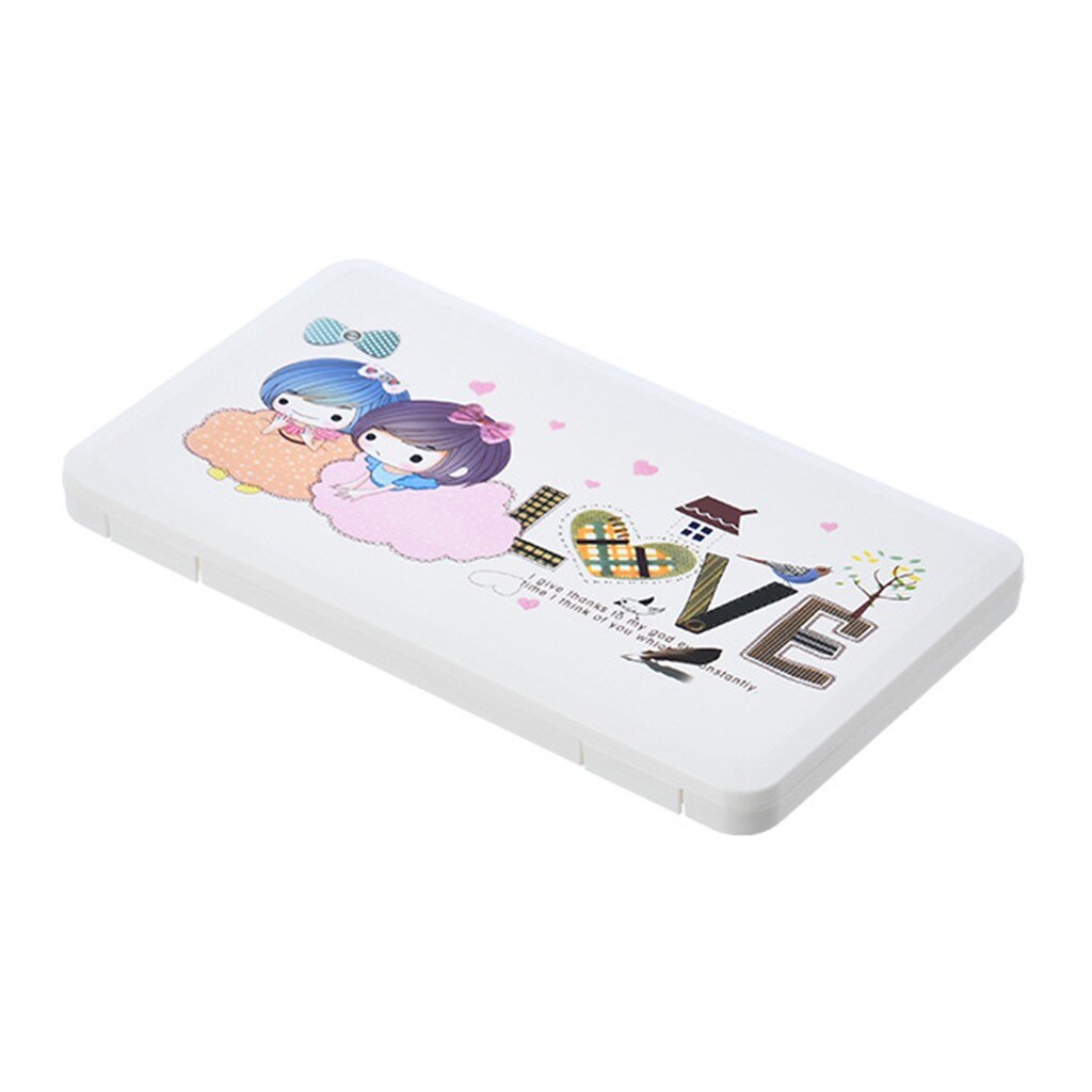 Mask Storage Box Mask Save Portable Storage Box With Lid That cute cartoon Can Carry Masks Organizer boîte de masque enregistrer