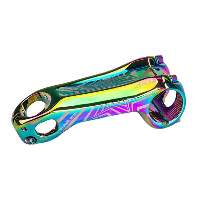 Enlee Fiets Stuurpen Legering Fiets Stuurpen Lichtgewicht Fiets Stuurpen-20 ° Stem Voor Mtb Bike: YELLOW