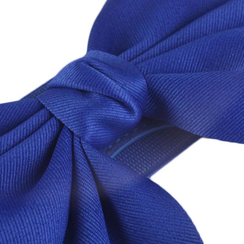 Ceinture élastique large à nœud papillon pour femme, accessoire de décoration pour robe