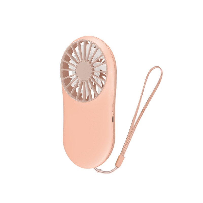 Usb-zakventilator, stille kleine, draagbare handventilator, luchtreiniging, draagbare mini-ventilator, oplaadbaar usb-ventilator: Roze