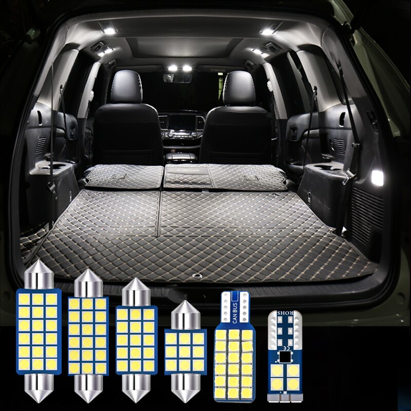 5 Pcs Festoen Foutloos Led-lampen Auto-interieur Dome Leeslampjes Kofferbak Verlichting Voor Suzuki Vitara