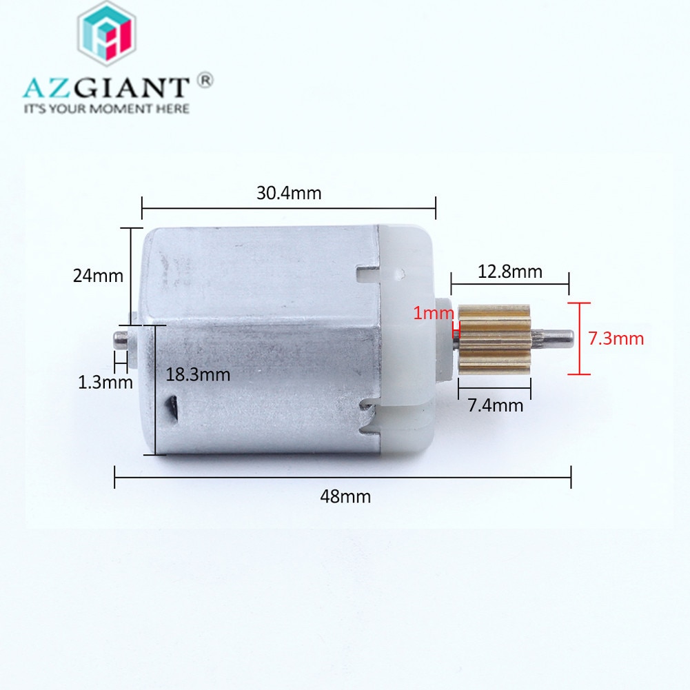AZGIANT car boot trunk door lock actuator motor DC 12V carbon brush DC for Ford Ecosport