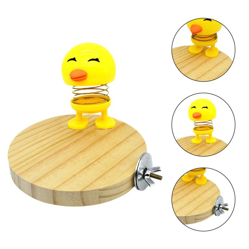 Soporte de madera para pájaros y mascotas, jaula para pájaros, Plataforma para perchas