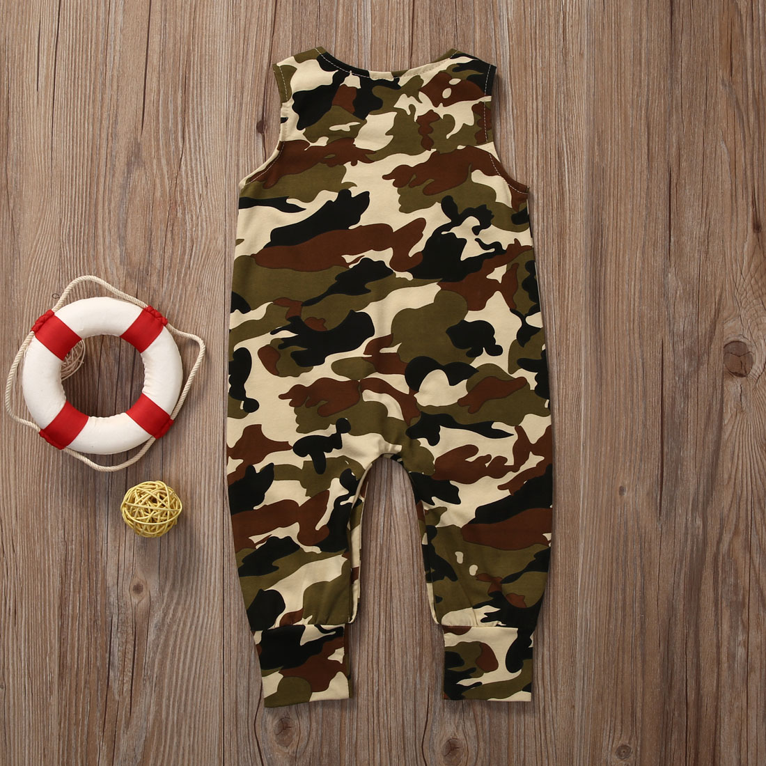 Multitrust Kleinkind Infant Baby Junge Mädchen Camouflage Romper Neugeborenen Baby Kleidung Ärmellose Sunsuit Outfits Overall 0-18 mt