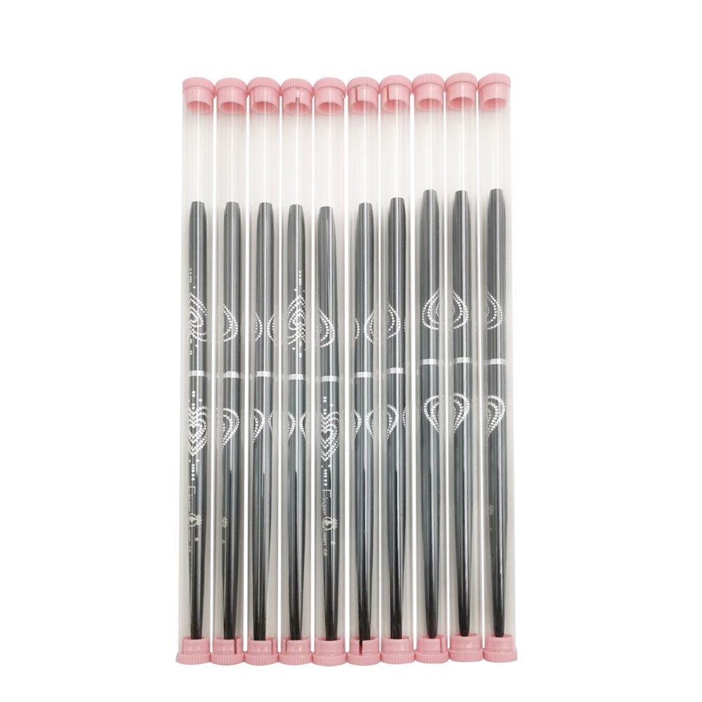 Mini Zwart Liefde Hart 100% Kolinsky Acryl Borstel 1Pcs Alle Voor Nagels Borstel Decoratie Nagels Franse Tip Tool