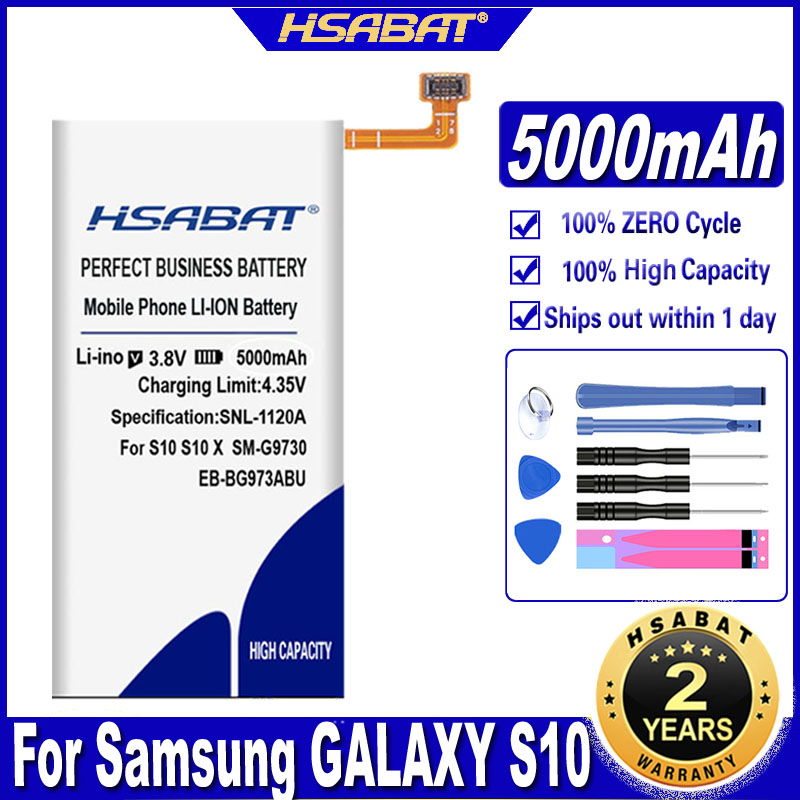 Top Brand HSABAT Battery for Samsung Galaxy S6 S7 S8 S9 S10 S20 (S6 S7 EDGE) (S6 EDGE S8 S9 S10 S20 Plus) S10 Lite S10 5G: for Samsung S10