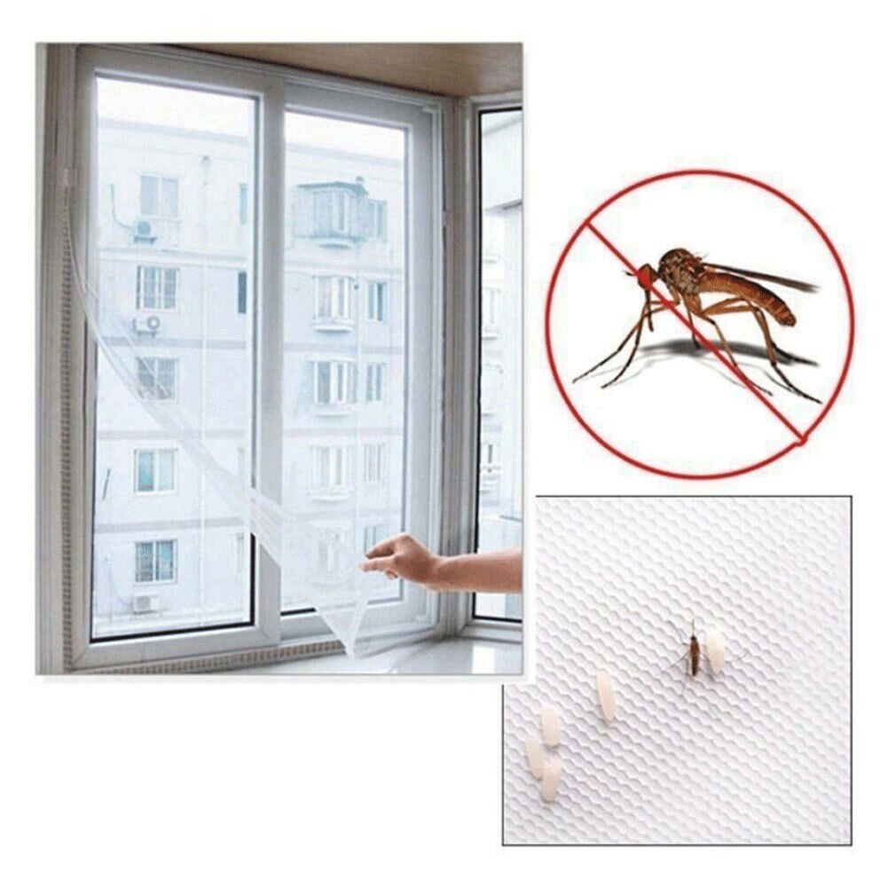 Anti-Insect Fly Bug Self-adhesive Mosquito Door Window Curtain Net Mesh Screen Protector Cool