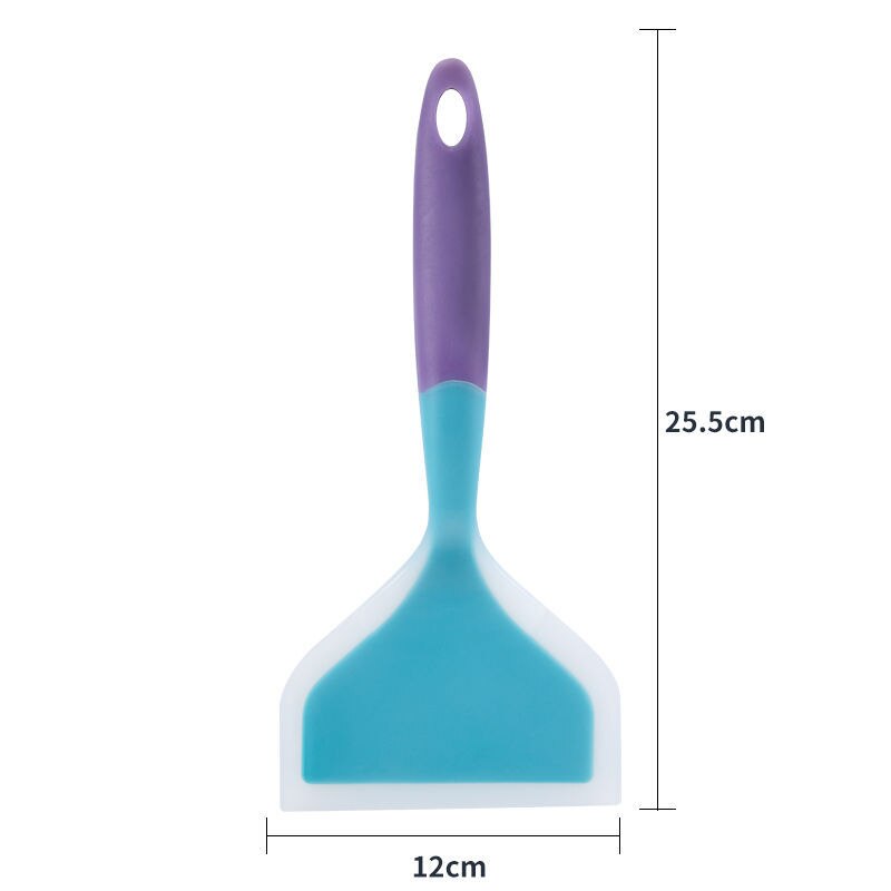 Kitchen Spatula Silicone Baking Pastry Tools Beef Meat Egg Scraper Wide Pizza Turners Ice Cream Scoop Home Cooking Utensils