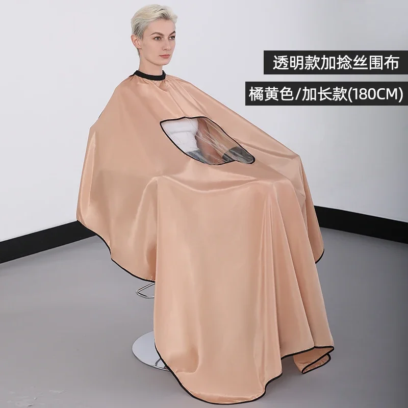 Plus Salon Professionele Kapsel Sjaal Snap Waterdicht Kapper Kappers Schort Kapper Haar Knippen Kleurstof Haar Styling Capes: Bordeaux