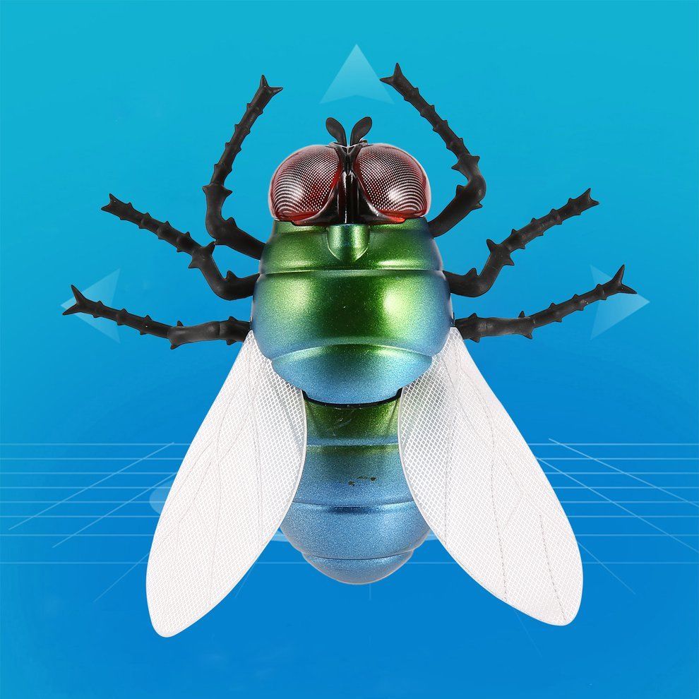 Infrarood Afstandsbediening Realistische Huisvlieg Rc Dier Fly Insect Speelgoed Gadgets Electronicos Speelgoed Voor Kinderen