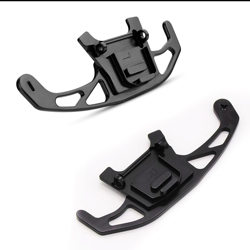 Aluminum Car Steering Wheel DSG Gear Shift Paddle Shifter Extension For VW Golf Jetta GLI Polo GTI MK7 Accessories: Black