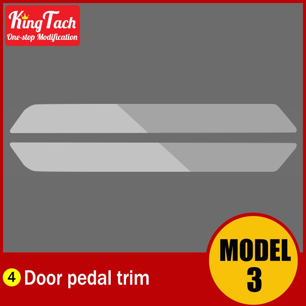 Protective Film For TESLA MODEL 3 Central Control Panel/Switch/Screen Tempered/Door Handle Pedal Pillar/Rearview Lens/Headlight: Door pedal