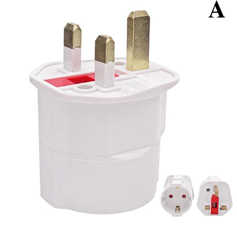 British standard conversion plug EU UK 3 Pin Plug 13A Converter Universal 250V Travel Adapter L5X1: A