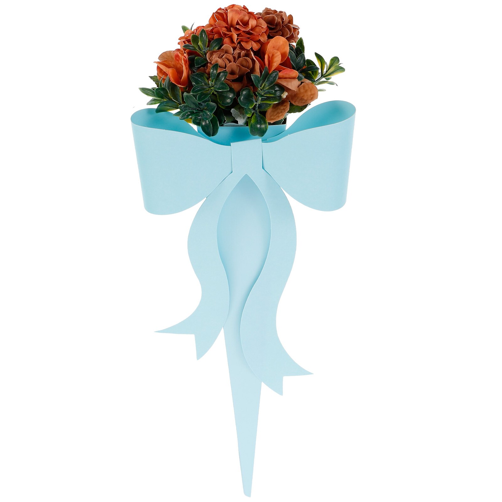 10 Sets Flower Packing Box Handheld Flower Wrapping Box Decorative Box for Bouquet