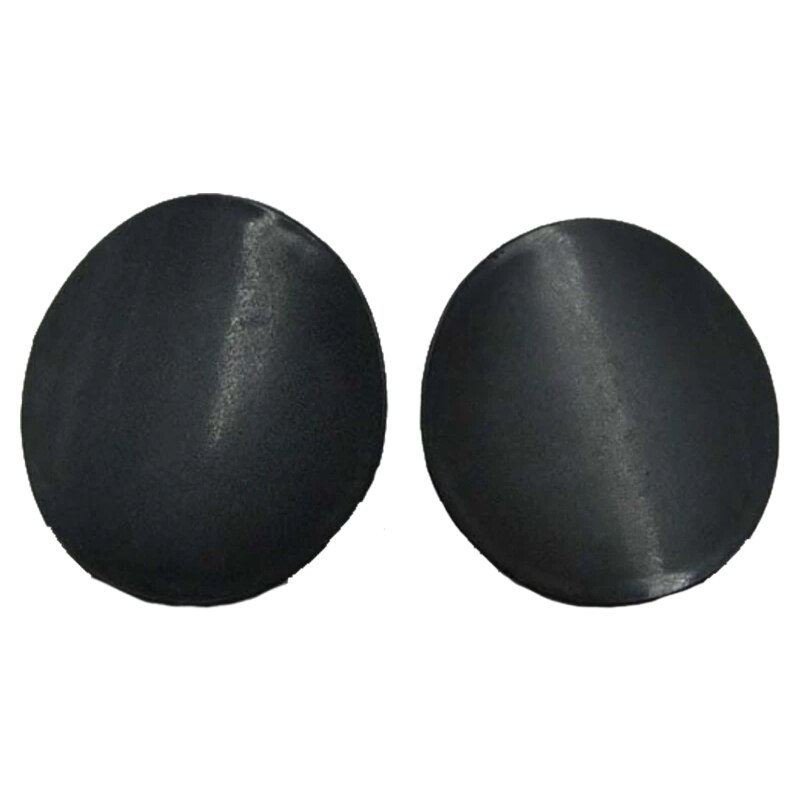 1 Pair Left & Right Front Bumper Tow Hook Cover Cap 52128-02910 Black Plastic Fit for Toyota Corolla 2007