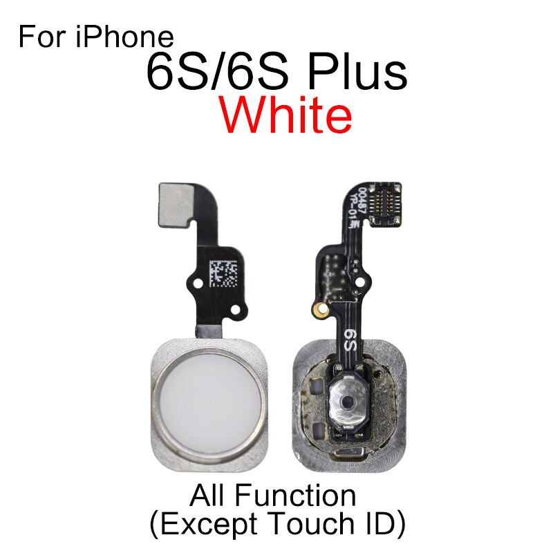 1 sztuk dla iPhone 5S 5SE 6 6S 7 8 Plus strona główna przycisk Flex Cable naprawa części: 6S 6SP White