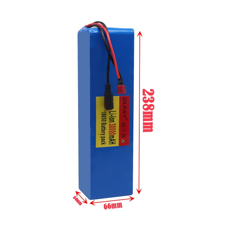 High capacity 48v battery 48v 30Ah 1000w 13S3P Lithium ion Battery Pack For 54.6v E-bike Electric bicycle Scooter with BMS