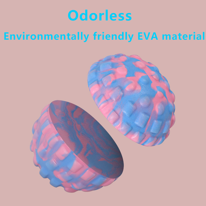 Diâmetro leve da bola da fáscia do relaxamento do corpo da aptidão 7cm material de tpe da bola da massagem da ioga