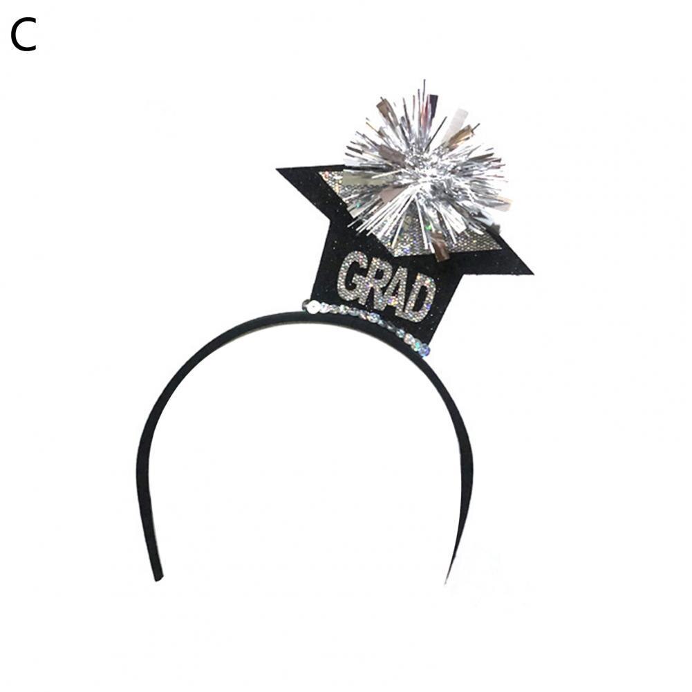 1 Pc 2022 Graduation Hat Head Wear Easy to Use Unbreakable Plastic Assorted Mini Grad 2022 Headdress Party Accessories: C