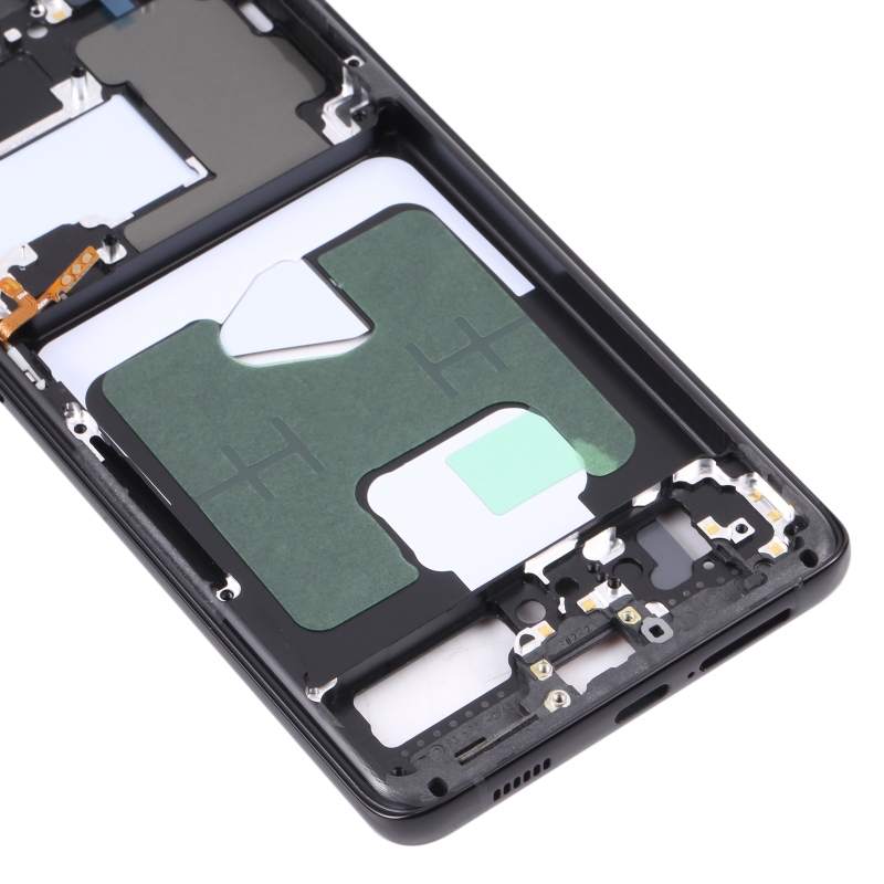 Środkowa ramka oprawka do Samsung Galaxy S21 Ultra 5G część zamienna do naprawy telefonu SM-G998B