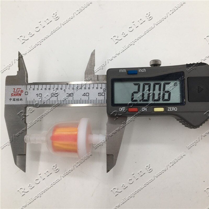 10 Pcs GY6 50cc 125cc 150cc Brandstof Filter Voor Chinese Scooter Onderdelen Atv Onderdelen Znen Baotian Vrede Taotao Icebear Romet baja