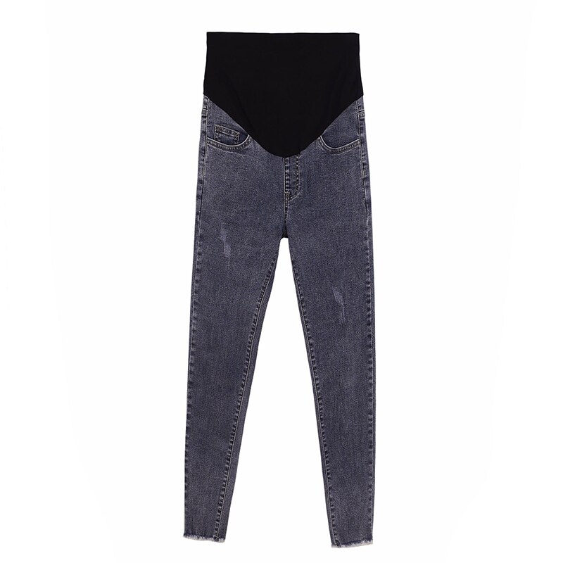 Jean slim pour femme enceinte et femme | En coton, à ourlet irrégulier, pantalon de bureau,