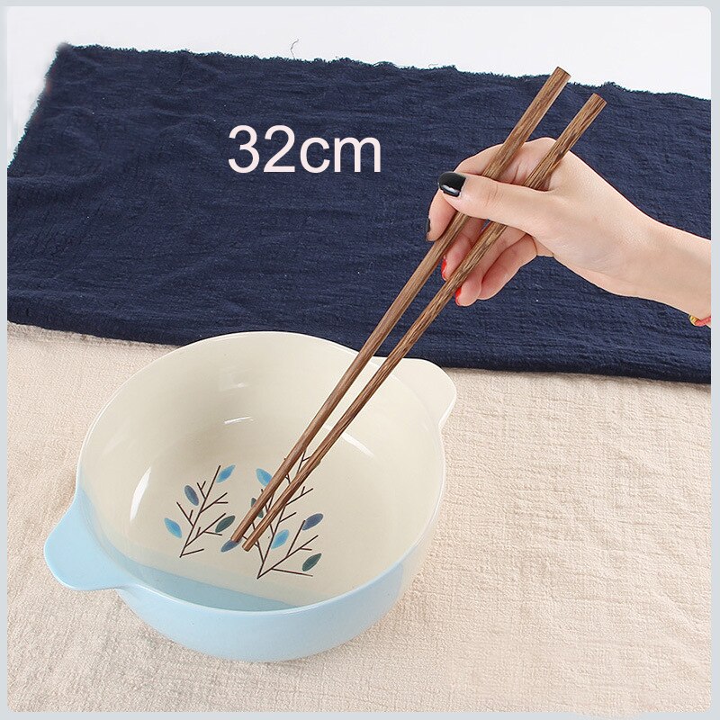 Vacclo-palillos superlargos de madera para cocina, utensilio de cocina para cocinar fideos, olla para freír espagueti, palitos de comida de estilo chino: 5
