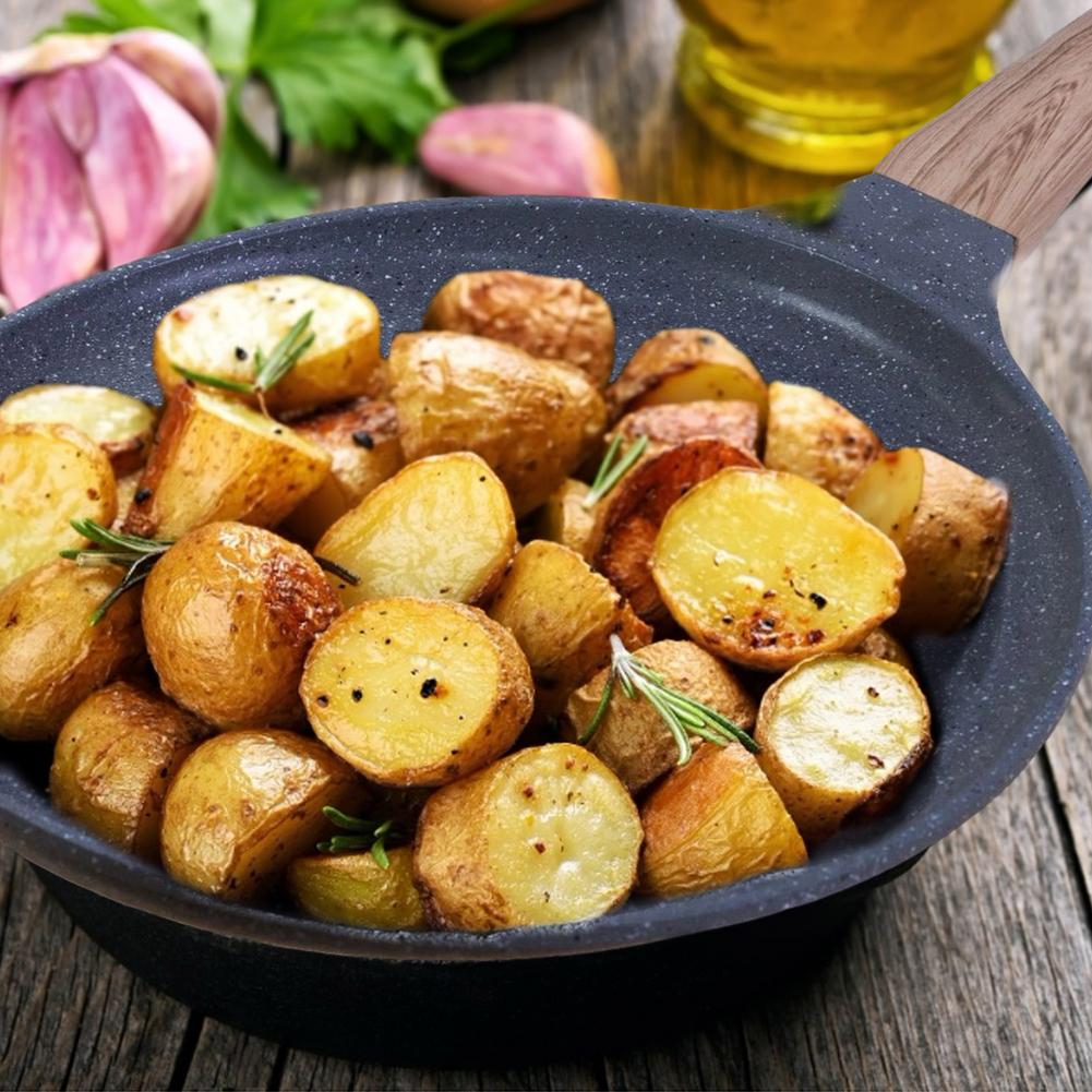 Pancake Pan Frying Eggs Household Non-stick Small Flat-bottomed Frying Pan Aluminum Alloy Pancake Shallow Frying Pan For Kitchen