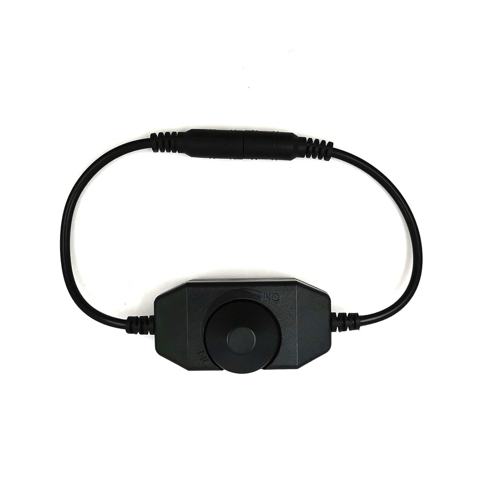 DC12-24V Led Licht Dimmer Voor Led Strip Lamp Dimmen 8A 96W Dimbare Dc Connector Verstelbare Schakelaar Voor Led Verlichting diy 12V 24V