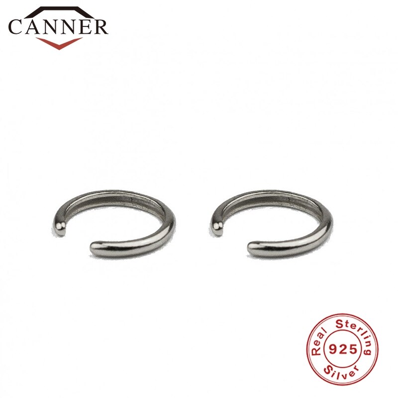 925 Sterling Zilver Oor Manchet Clip Oorbellen Voor Vrouwen Minimalistische Zonder Piercing Clip Op Oorbellen Mode-sieraden: silver