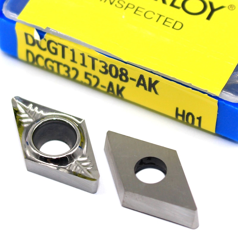 Dcgt 11 t 302 dcgt 11 t 304 dcgt 11 t 308 ak h01 100%  original skærfræser aluminiumslegering cnc drejebænk værktøj aluminium bearbejdning